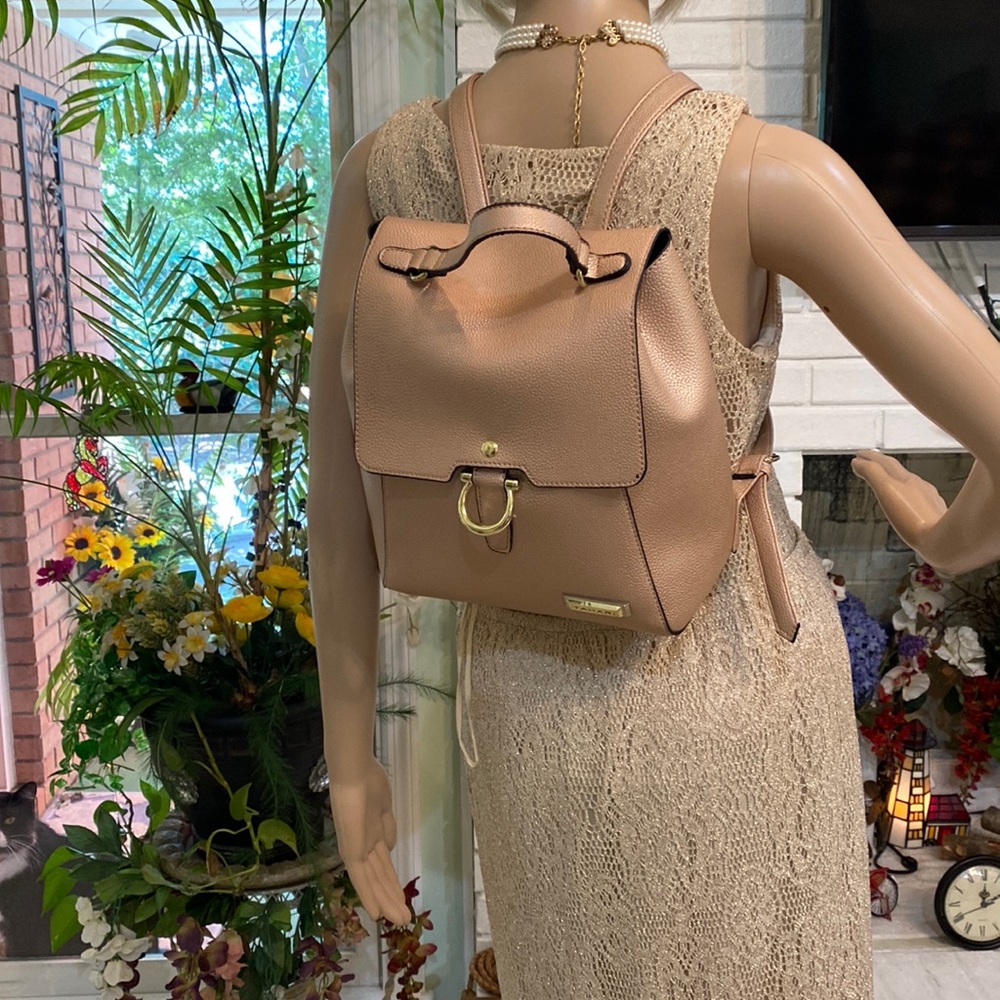 TAHARI rose, gold, backpack
